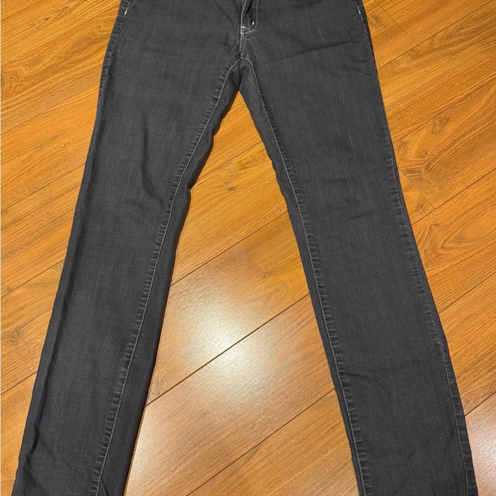 Prana Charcoal Skinny Jeans Gray Grey Size 10 Length 30 Stretch